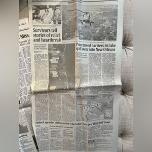 Katrina’s Devastation TODAY Newspaper